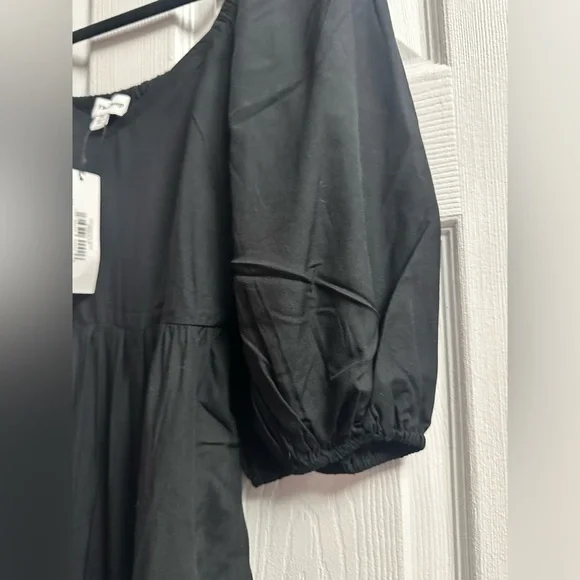 NWT The Drop Women's Lexi Puff-Sleeve Sweatheart Neckline Smocked Back Dress XXS - Picture 7 of 13